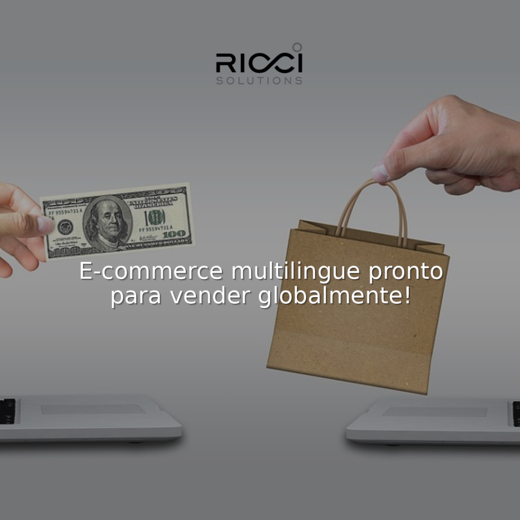 📦 E-commerce multilingue pronto para vender globalmente!
